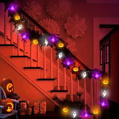 Halloween Lights Battery Powered Pumpkin String 4