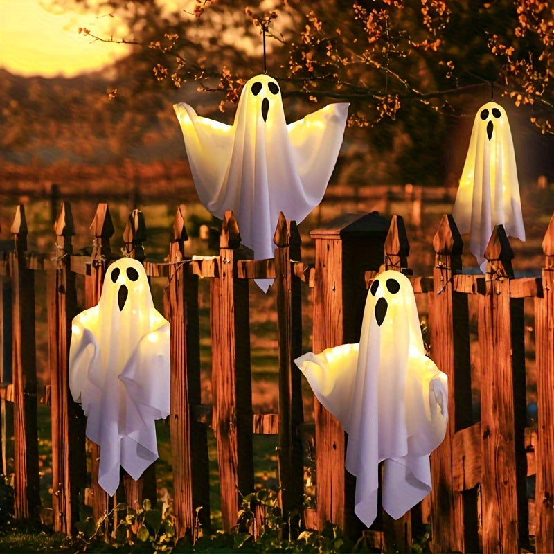 Halloween Lights Hanging Fabric Ghost Decorations 2