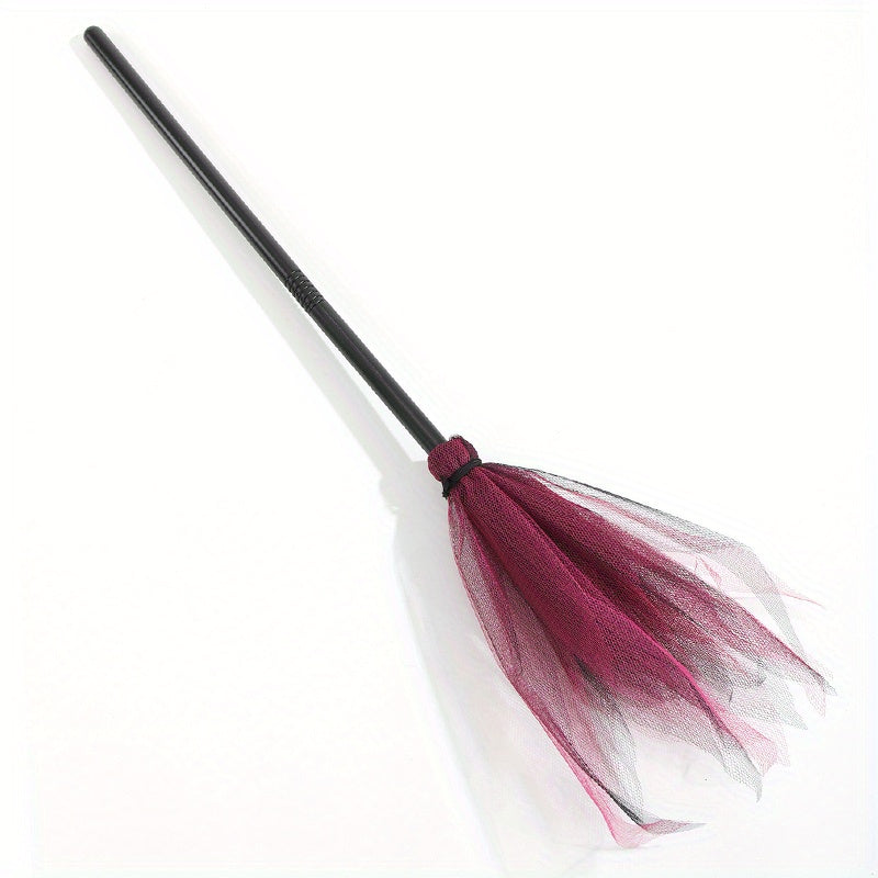 Halloween Witch Broom Plastic Party Prop 6
