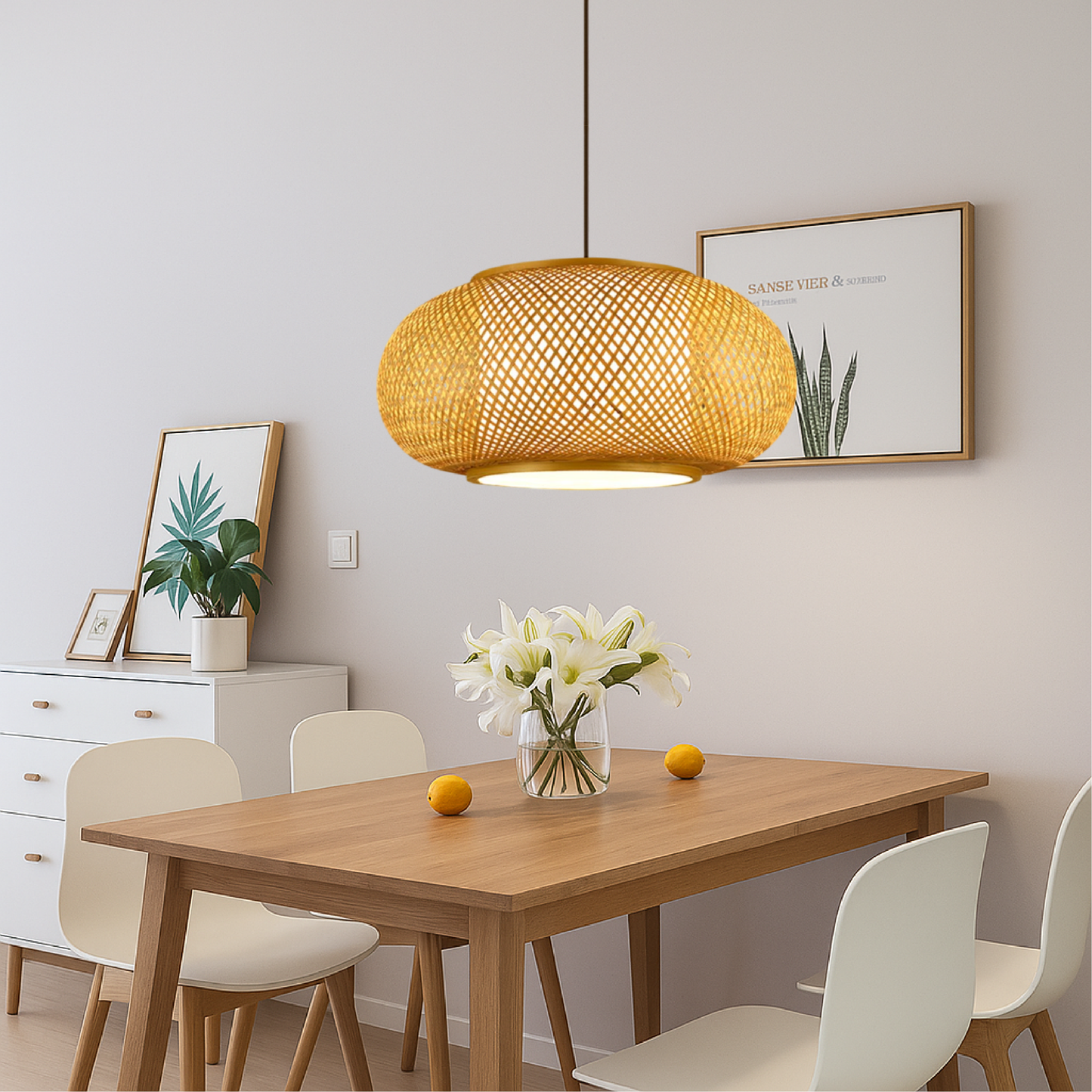 Hansens Bamboo Pendant Lamp 5