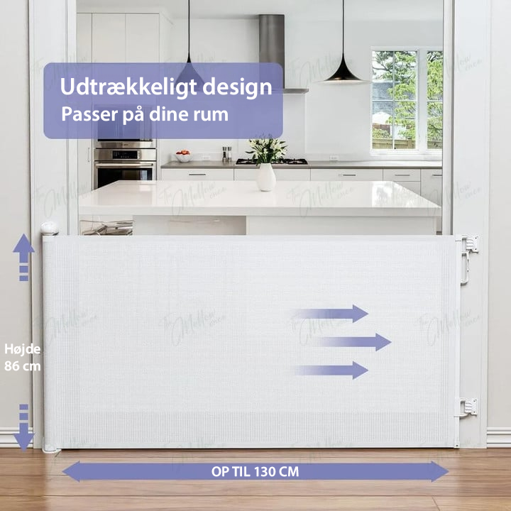 HavenGate | Stylish Retractable Baby Gate for Stairs and Pets 4