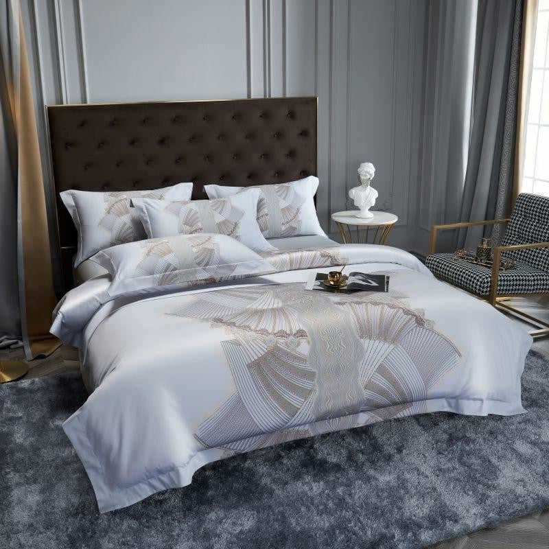 SilverMist - Egyptian Cotton Bed Linen Set