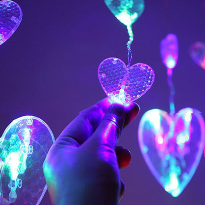 HeartGlow | Enchanting Romantic Heart-Shaped Fairy String Lights 8