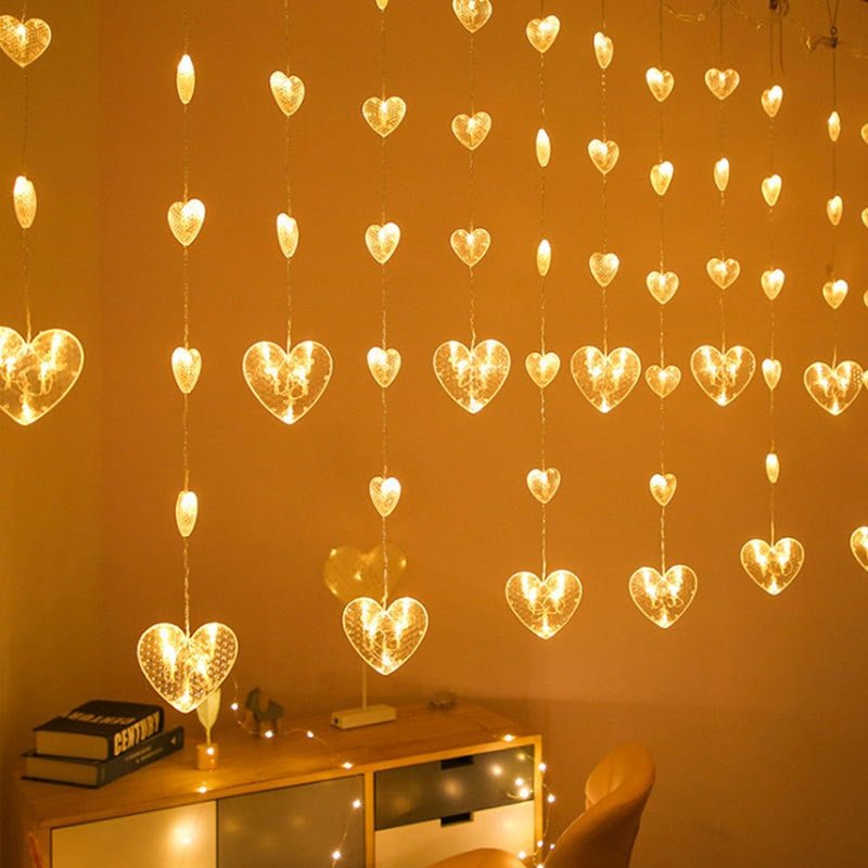 HeartGlow | Enchanting Romantic Heart-Shaped Fairy String Lights 9