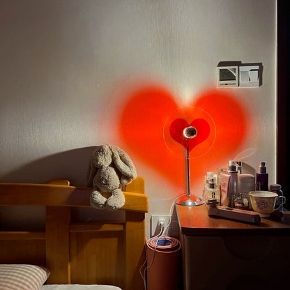 LoveGlow – Lámpara de Mesa Elegante con LED Recargable