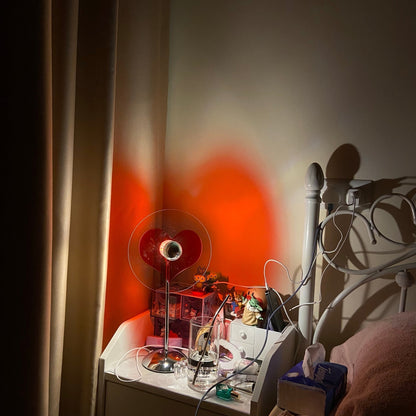 LoveGlow – Lámpara de Mesa Elegante con LED Recargable