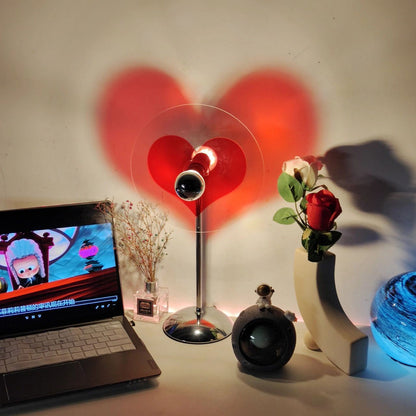 LoveGlow – Lámpara de Mesa Elegante con LED Recargable