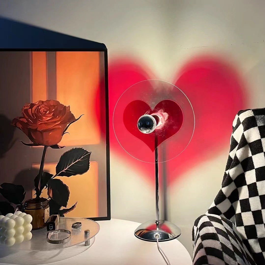 LoveGlow – Lámpara de Mesa Elegante con LED Recargable