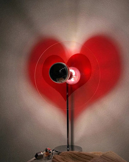 LoveGlow – Lámpara de Mesa Elegante con LED Recargable