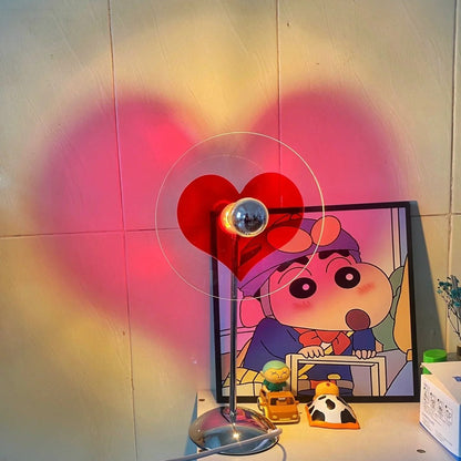 LoveGlow – Lámpara de Mesa Elegante con LED Recargable