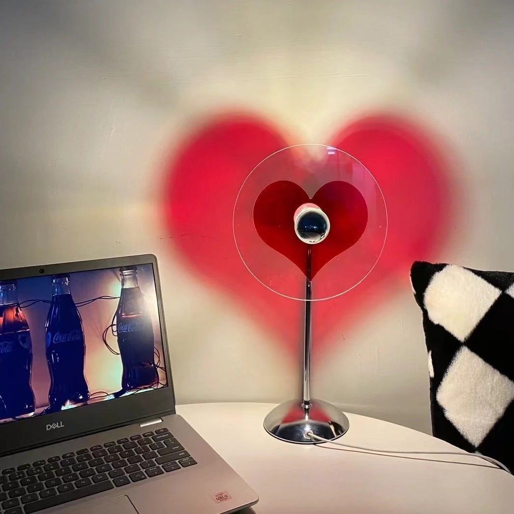 LoveGlow – Lámpara de Mesa Elegante con LED Recargable