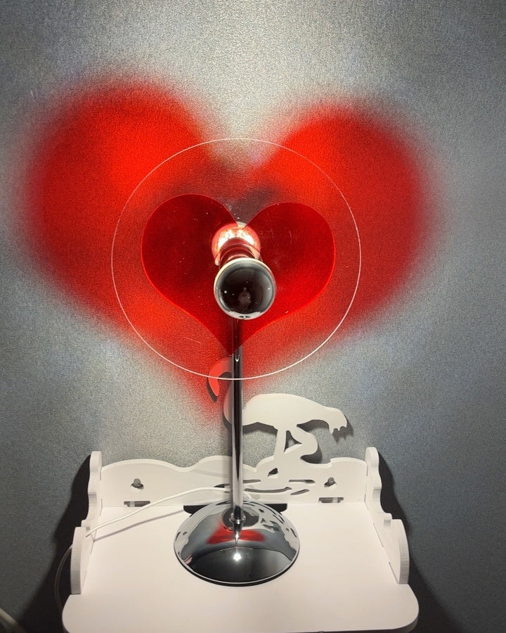 LoveGlow – Lámpara de Mesa Elegante con LED Recargable