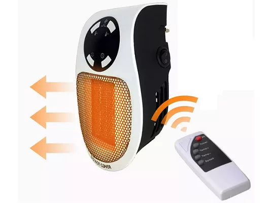 HeatWave | Compact Efficient Electric Fan Space Heater with Remote Control 3