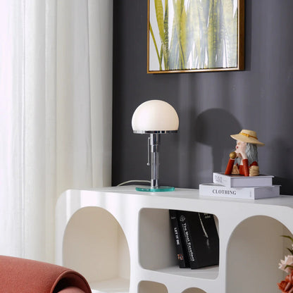 LuxeSphere - Lampe de Table Chrome