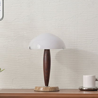 PureGlow – Marble Base Table Lamp with Glass Top
