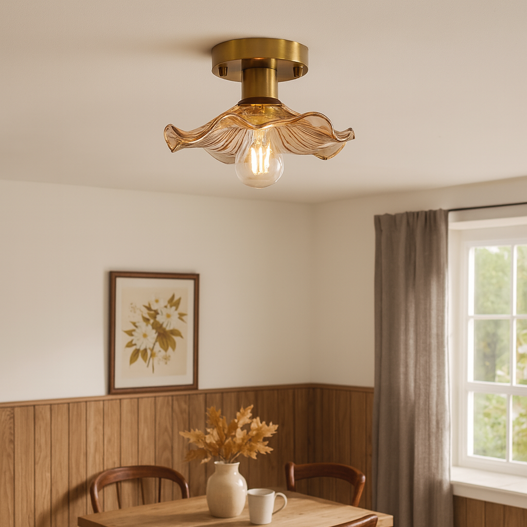 Hibiscus Ceiling Lamp 4