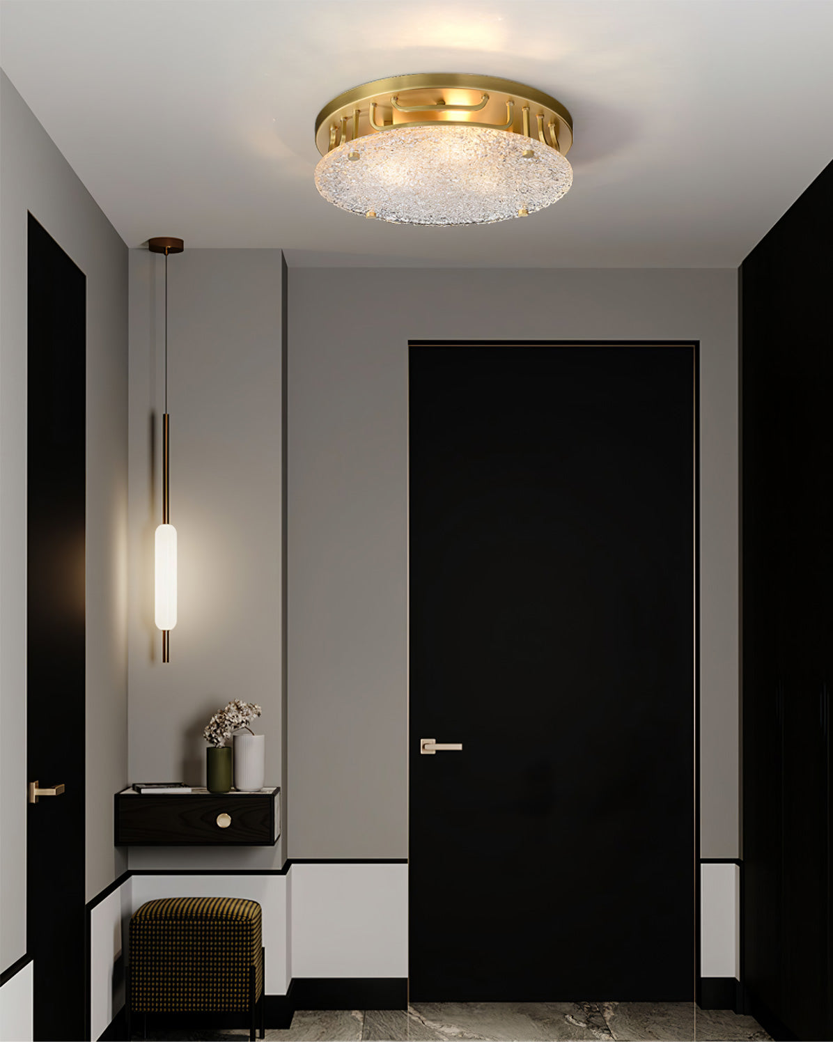 LuxeHaven - Loftlampe med rene linjer og hyggelig atmosfære