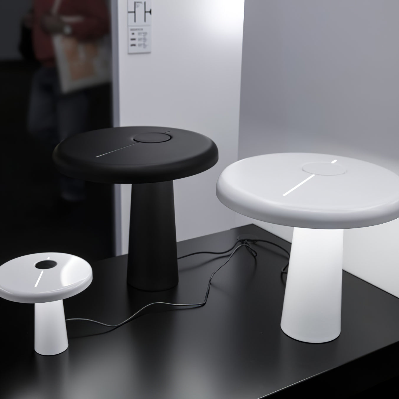 RoundLuxe - LED Table Lamp with Stylish Circular Form and Soft Glow