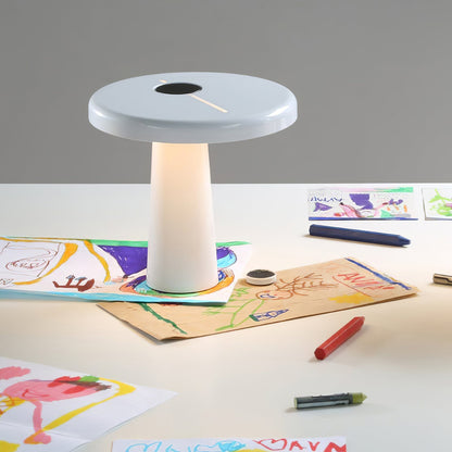 RoundLuxe - LED Table Lamp with Stylish Circular Form and Soft Glow