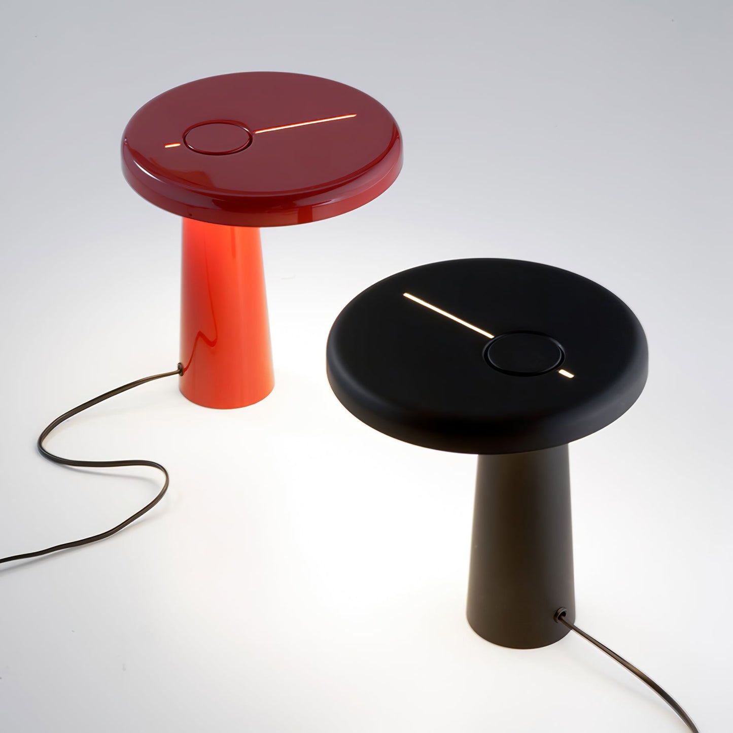 RoundLuxe - LED Table Lamp with Stylish Circular Form and Soft Glow