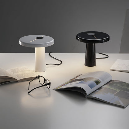 RoundLuxe - LED Table Lamp with Stylish Circular Form and Soft Glow