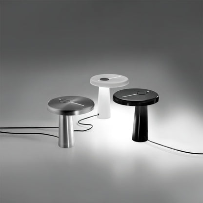 RoundLuxe - LED Table Lamp with Stylish Circular Form and Soft Glow