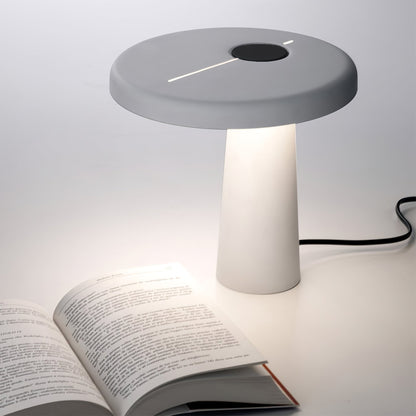 RoundLuxe - LED Table Lamp with Stylish Circular Form and Soft Glow
