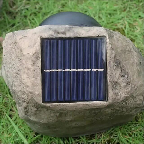 RockyLight - Solar-Powered Outdoor Light with Stone Design for Landscape Lighting-6