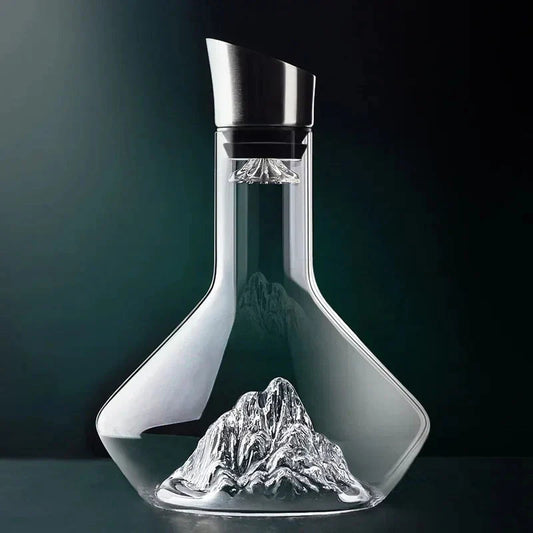 Iceberg Crystal | Elegant Handmade Lead-Free Wine Decanter 1500ml 0