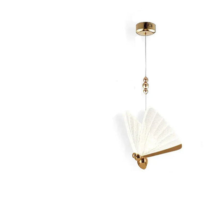 FlutterGlow – Artistic Butterfly-Shaped Pendant Lamp