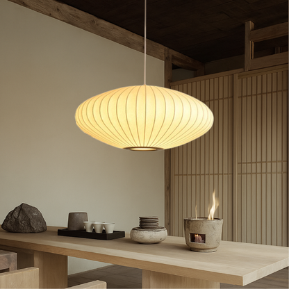 Italian Silk Pendant Lamp 1