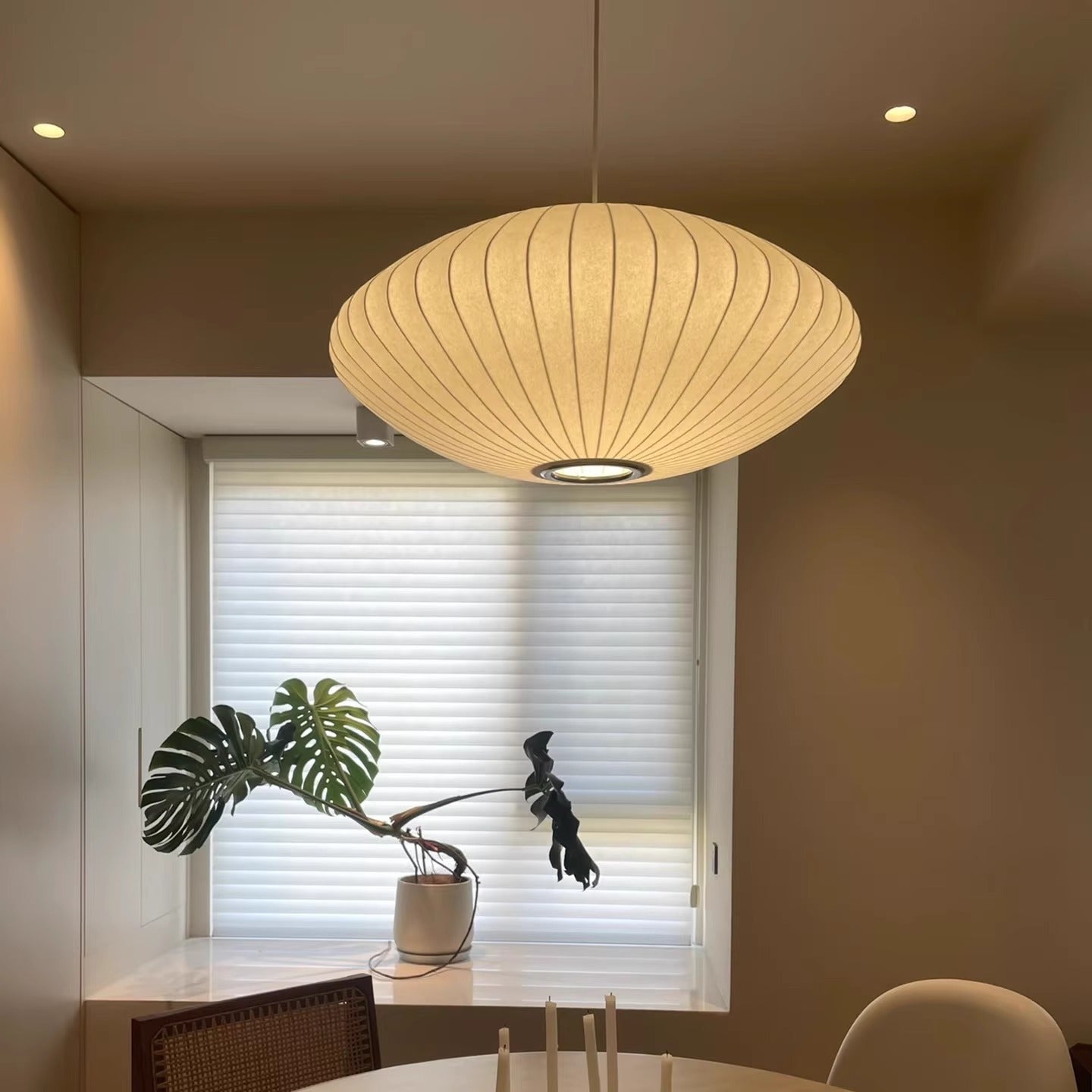 Italian Silk Pendant Lamp 2