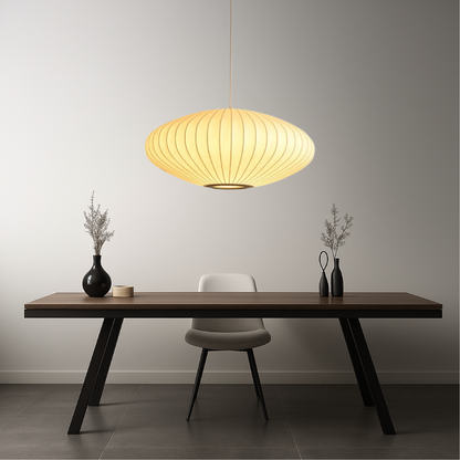 Italian Silk Pendant Lamp 4