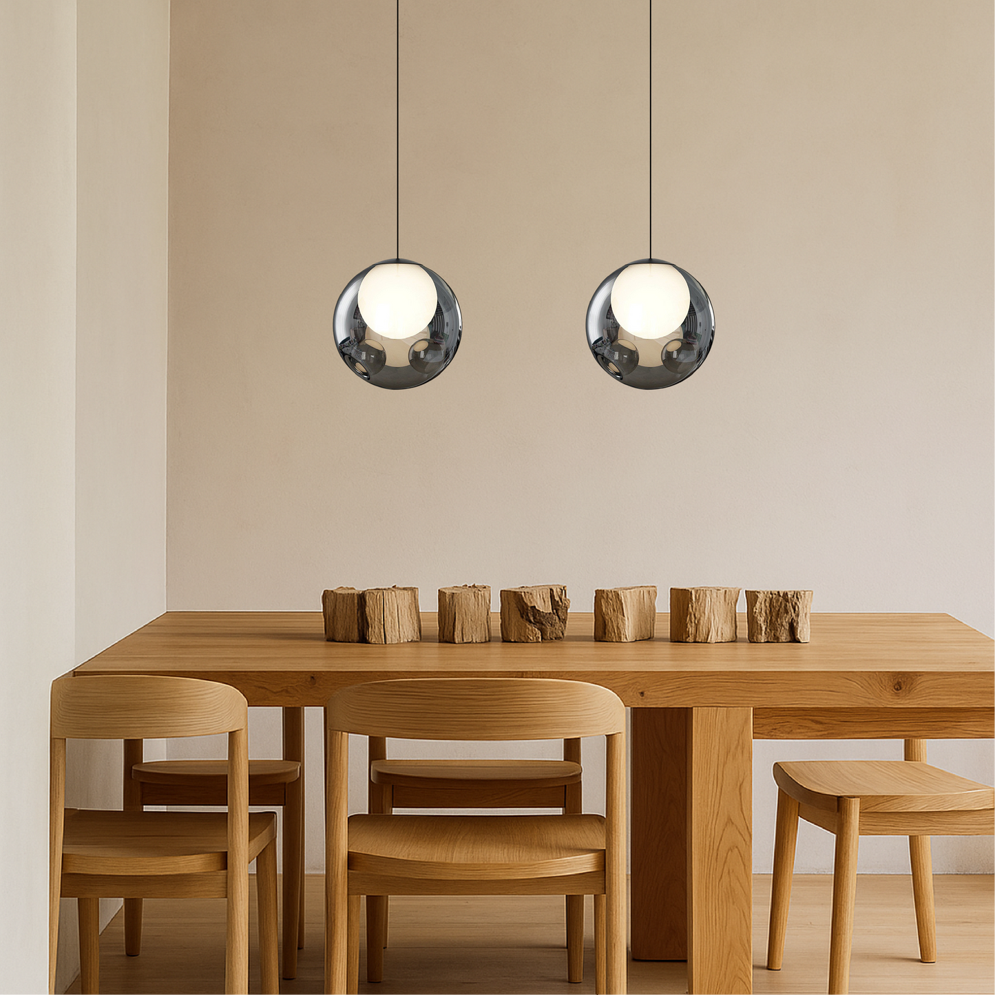 Italian glass pendant lamp 3