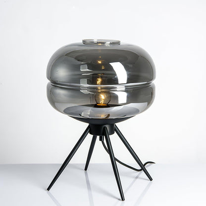 GlowJar - Lampe de table LED avec boîtier en verre et lueur chaleureuse