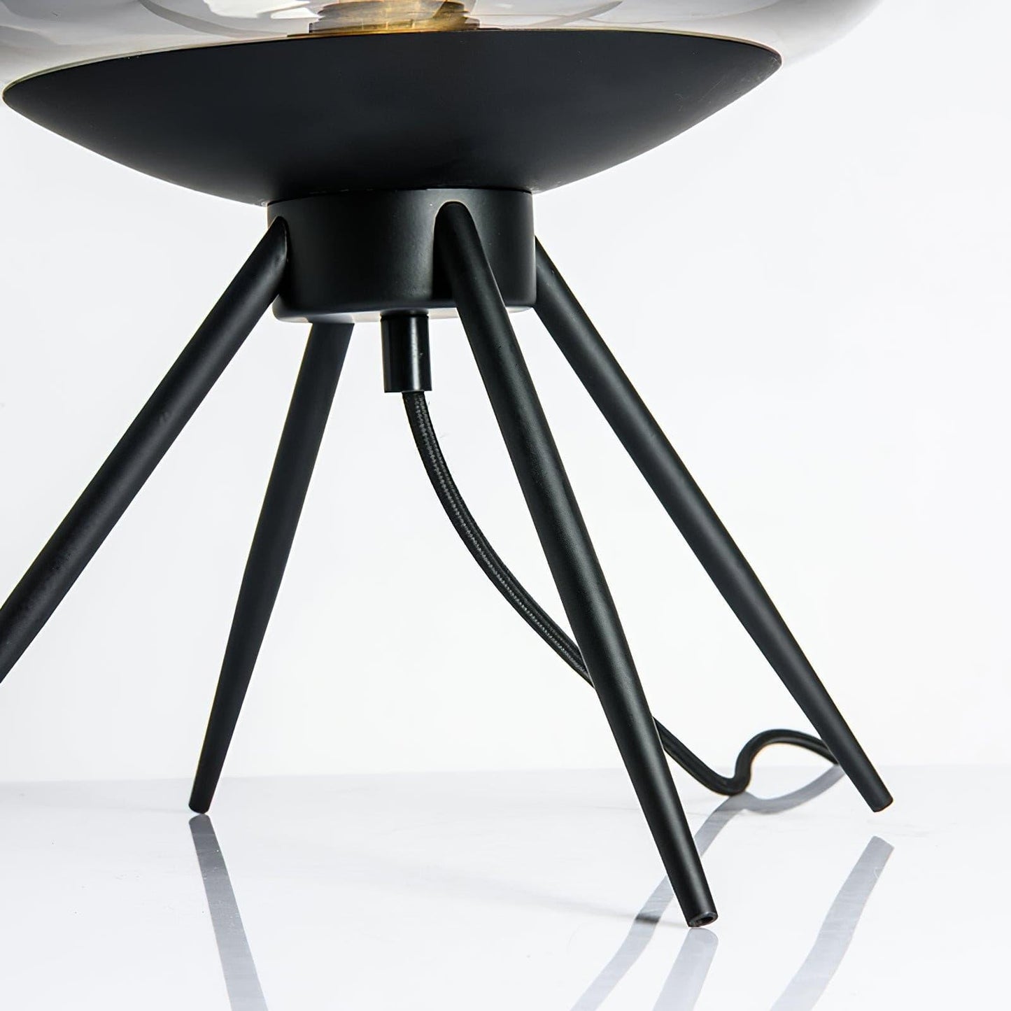 GlowJar - Lampe de table LED avec boîtier en verre et lueur chaleureuse