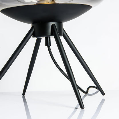 GlowJar - Lampe de table LED avec boîtier en verre et lueur chaleureuse