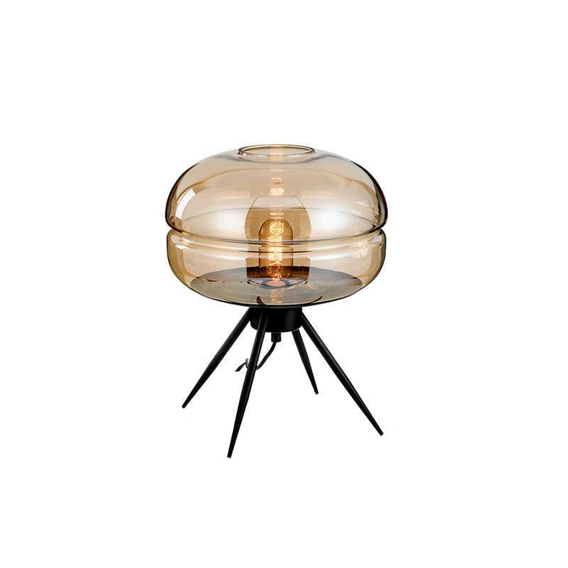 GlowJar - Lampe de table LED avec boîtier en verre et lueur chaleureuse