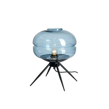 GlowJar - Lampe de table LED avec boîtier en verre et lueur chaleureuse