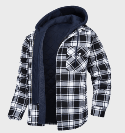UrbanPlaid – Modern Men's Coat with Classic Charm