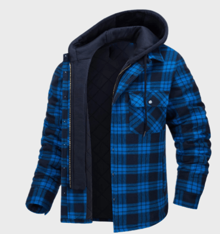 UrbanPlaid – Modern Men's Coat with Classic Charm