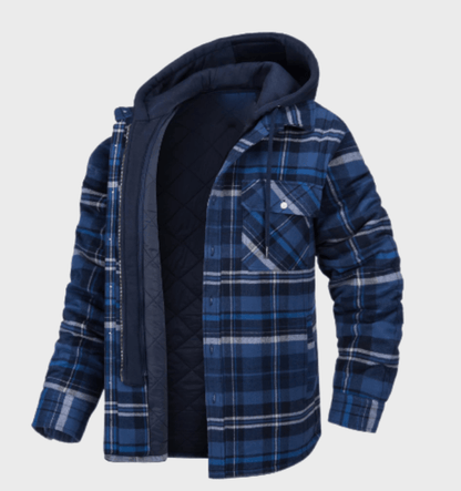 UrbanPlaid – Modern Men's Coat with Classic Charm