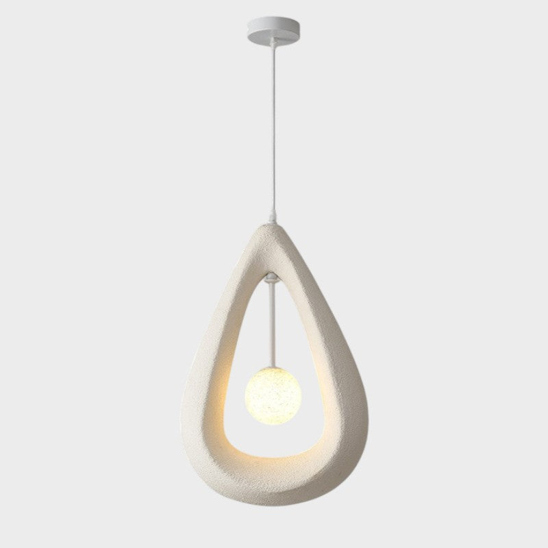 Japandi Oval Pendant Lamp 6