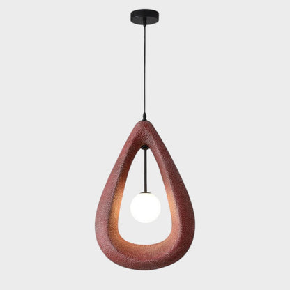 Japandi Oval Pendant Lamp 8