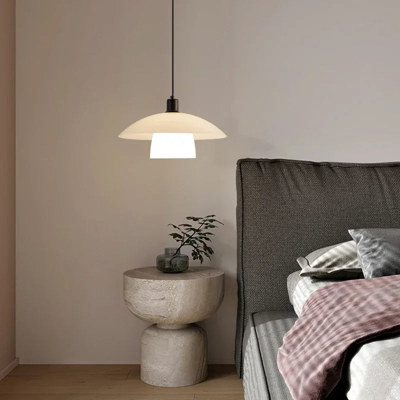 ZenAura - Elegante lampada a sospensione moderna giapponese