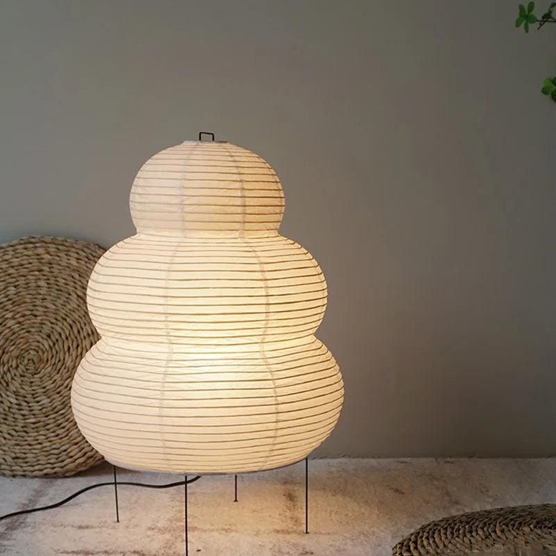 SereniGlow - Japandi Style Rice Paper Lamp