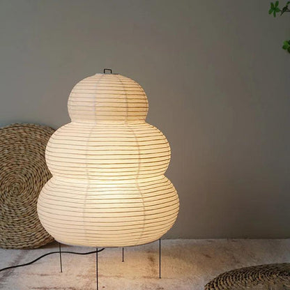 SereniGlow - Japandi Style Rice Paper Lamp