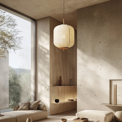 Japanese Rice Paper Hanging Lamp 3