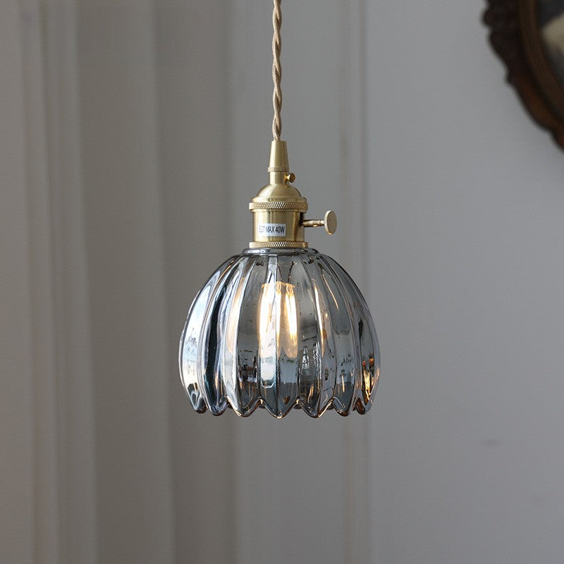 Japanese glass pendant lamp 10
