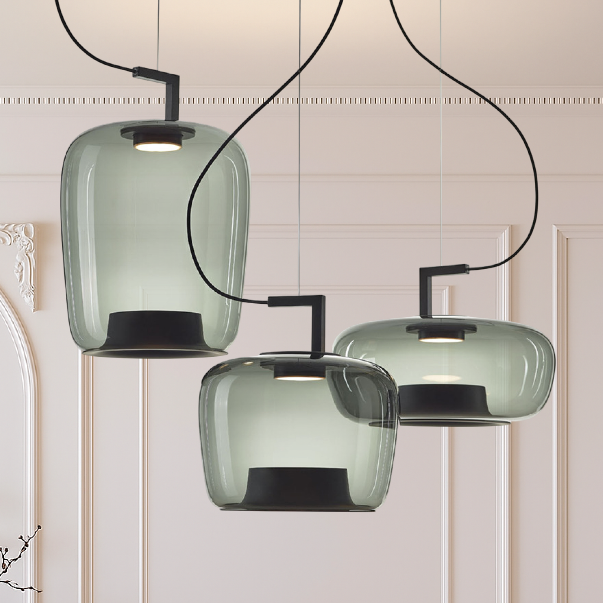 Jaura's glass pendant lamp 1